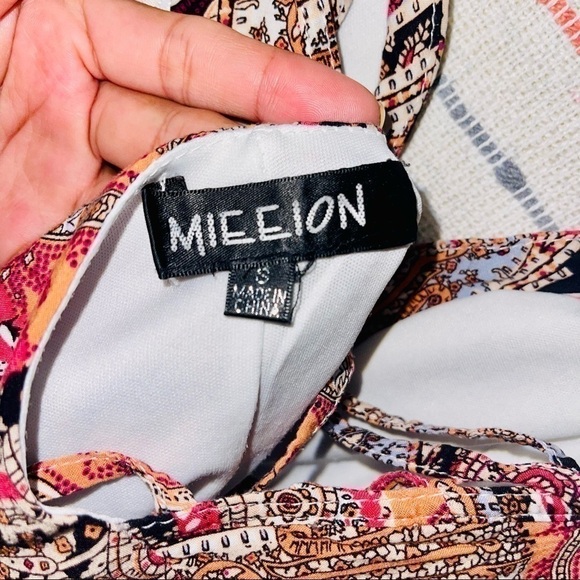 MieEion NWOT Multi-print Mini Dress - Picture 4 of 8